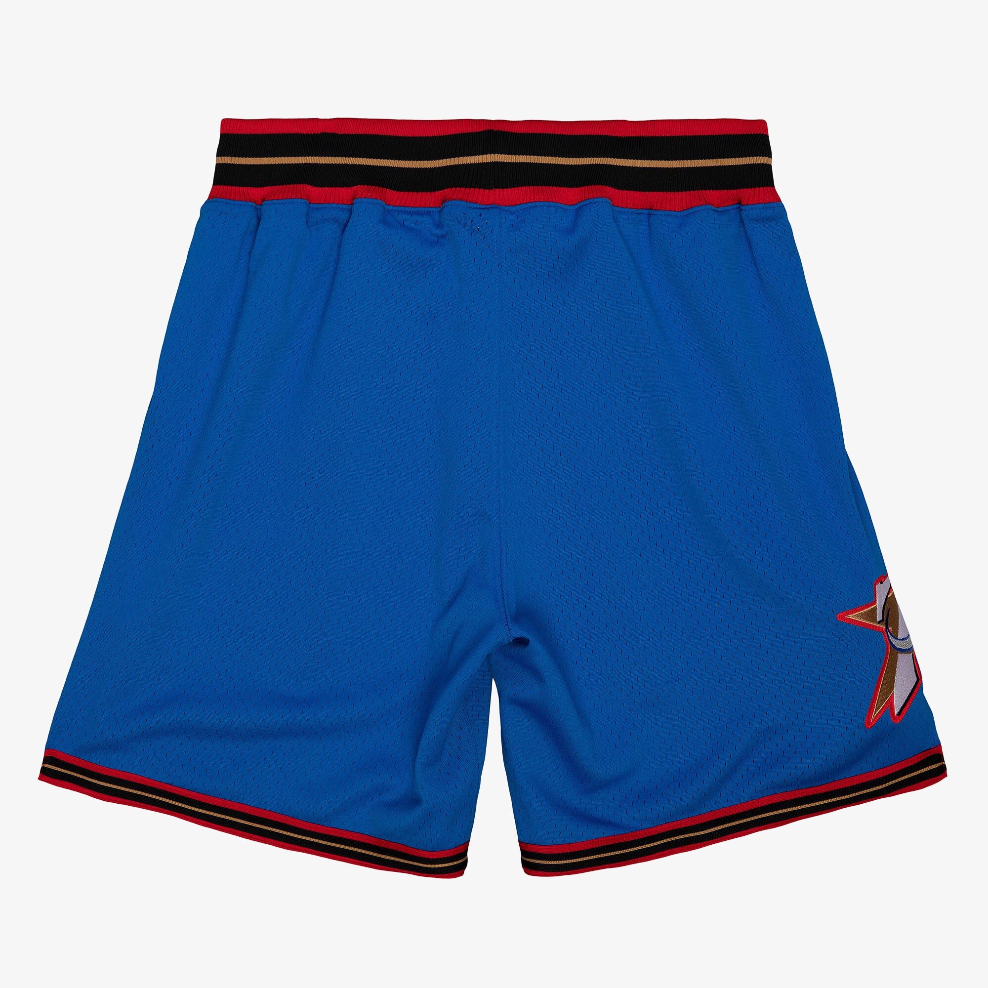 MENS MITCHELL & NESS NBA AUTHENTIC ALTERNATE SHORTS 76ERS 99-00