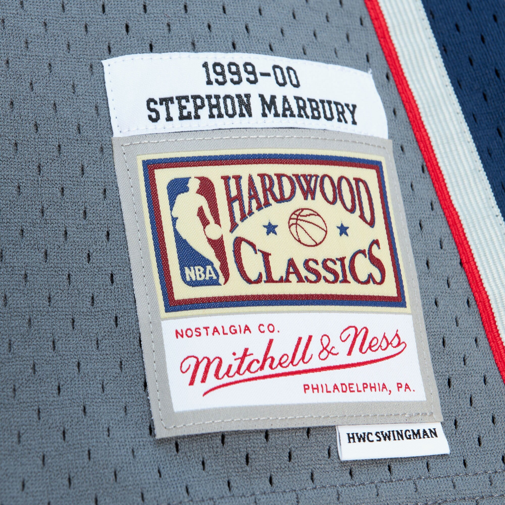MENS MITCHELL & NESS ALTERNATE JERSEY NETS 1999 STEPHON MARBURY