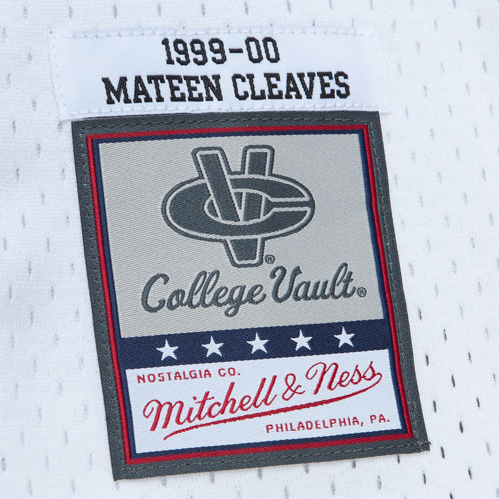 Mens Mitchell & Ness NCAA WHITE JERSEY MICH STATE 1999 MATEEN CLEAVES