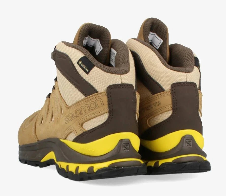 [L47170700] Mens Salomon XA PRO 3D MID GTX FOR BGS 'SAFARI KELP YELLOW'