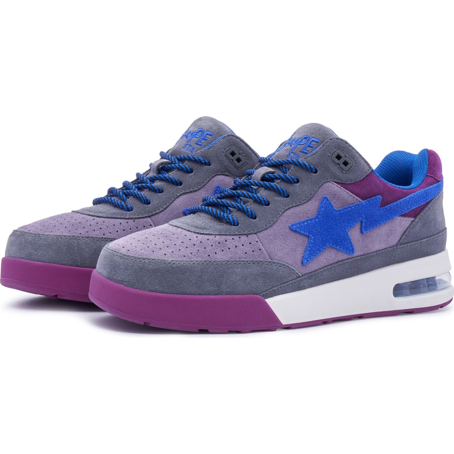 [1J30191021-BLUE] Mens A Bathing Ape Bape Road Sta #1 M2 'Purple Blue'