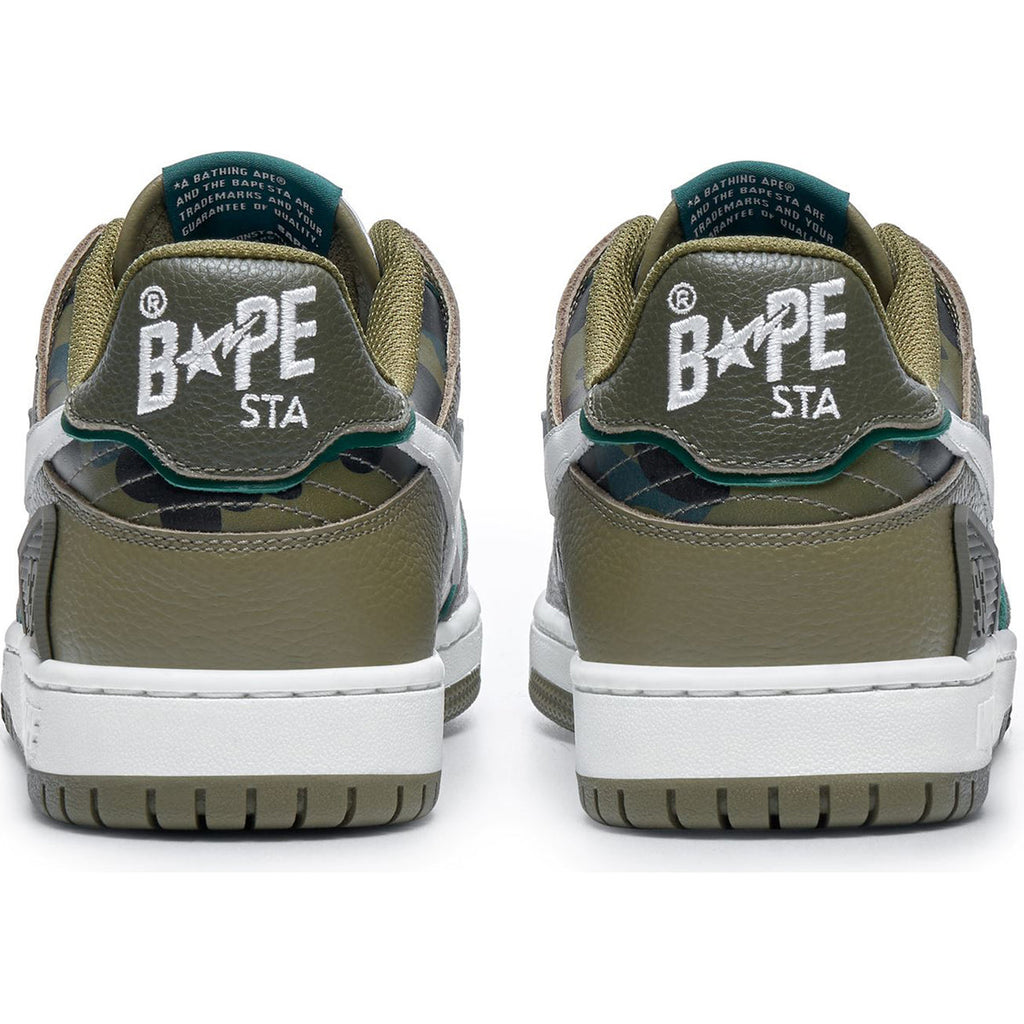 [001FWJ301026-OLD] Mens A Bathing Ape Sk8 Sta 'Olive Drab Green Camo'
