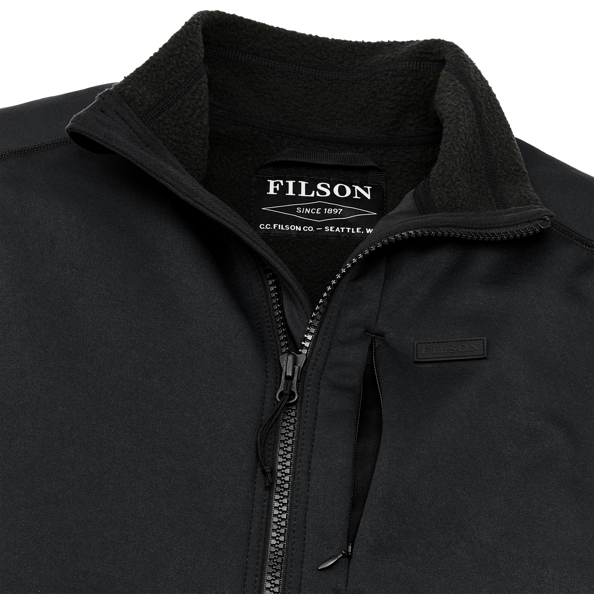 [20263407-BLACK] MENS FILSON GRANITE SPIRE FLEECE 1ST STANDARD JACKET
