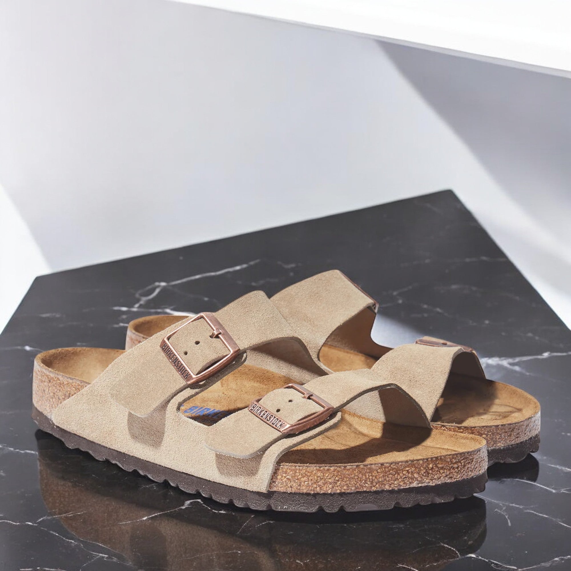 [0951301] Womens Birkenstock ARIZONA SOFT FOOTBED SUEDE (REGULAR WIDTH)
