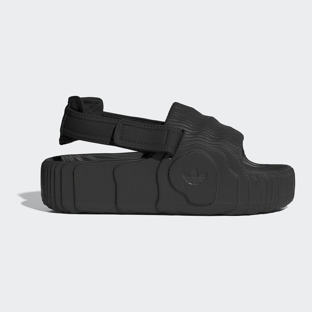 [IE5649] WOMENS ADIDAS ADILETTE 22 XLG SLIDE 'TRIPLE BLACK' 1