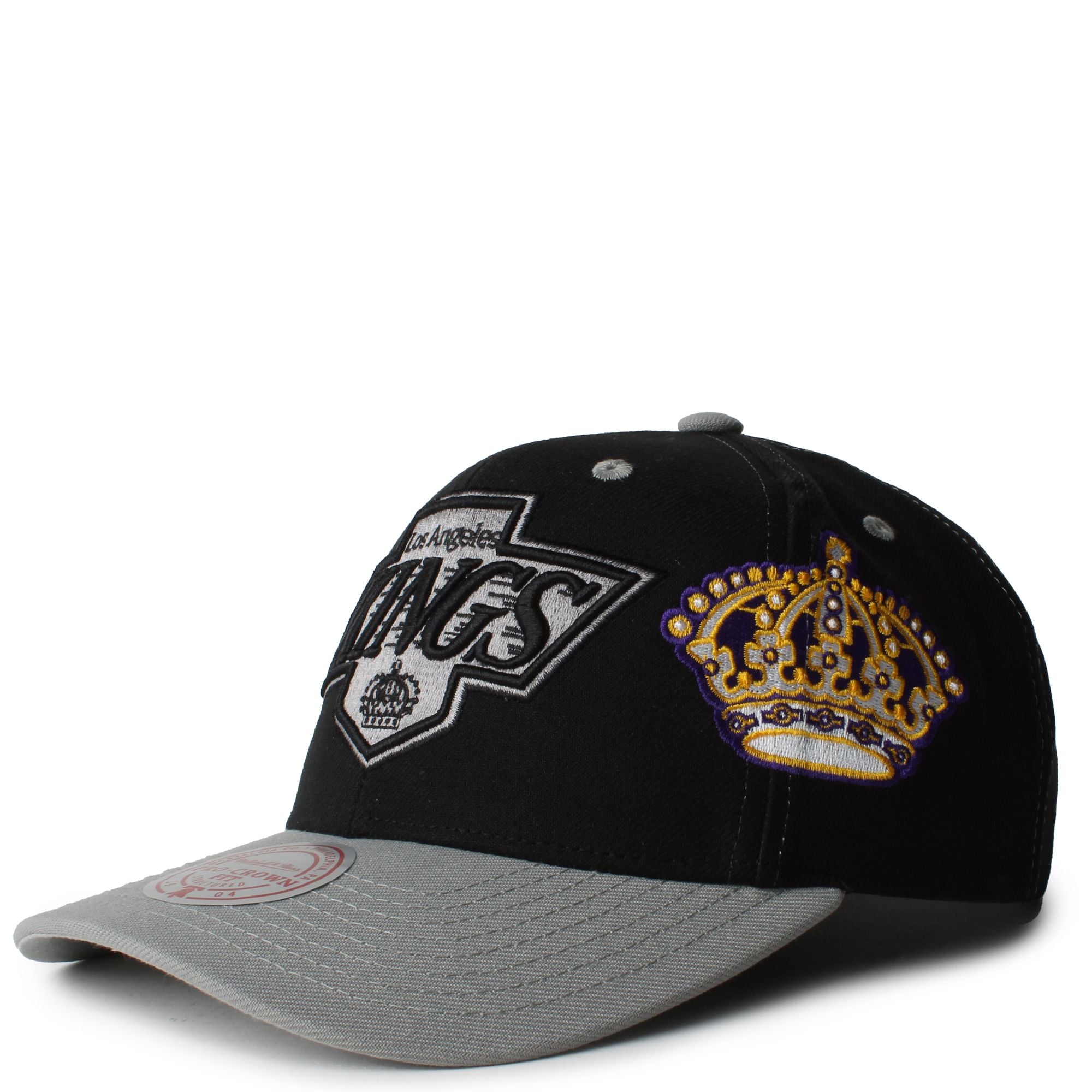 MENS MITCHELL & NESS NHL OVERBITE PRO SNAPBACK VNTG KINGS