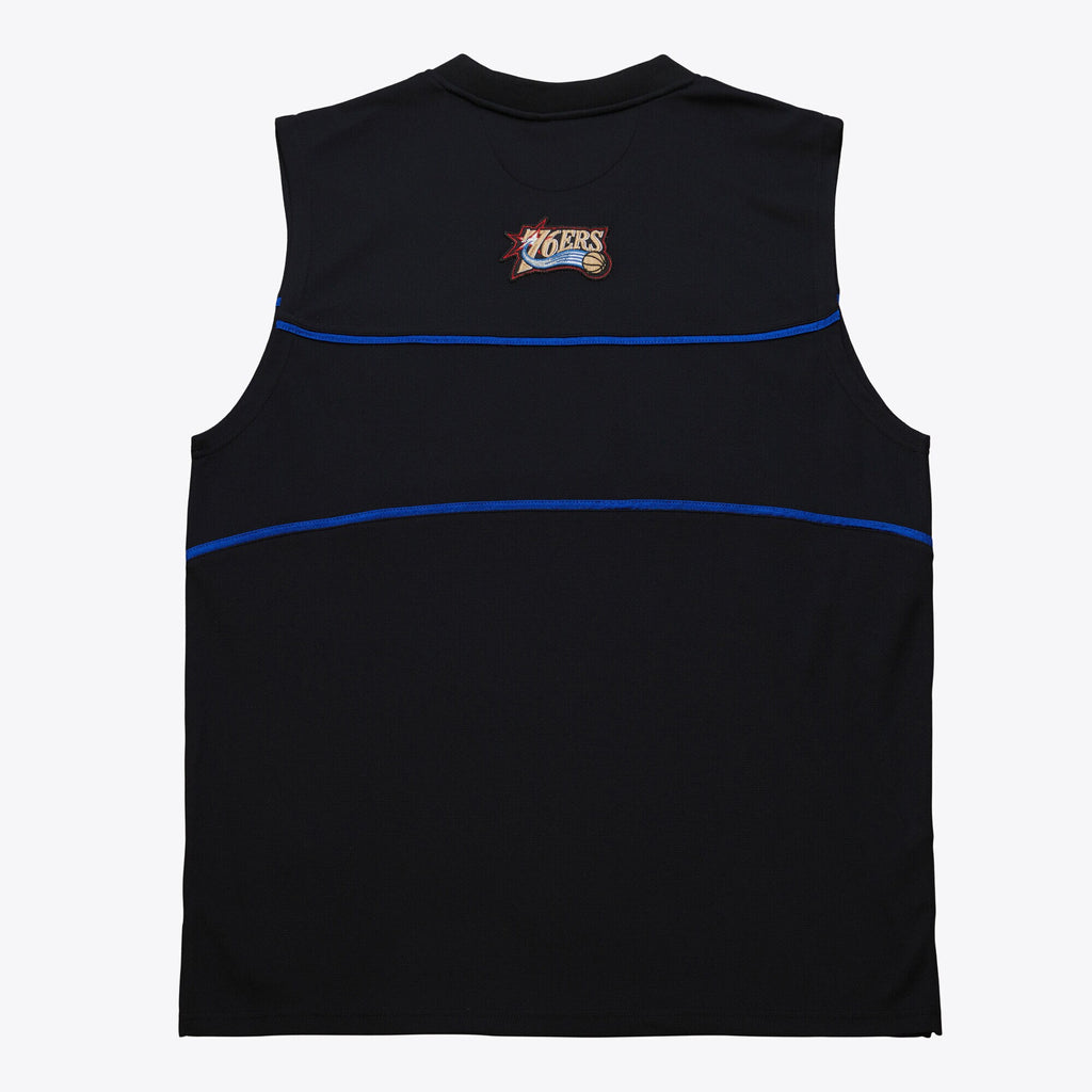 Mens Mitchell & Ness NBA DARK SHOOTING SHIRT 76ERS 2000