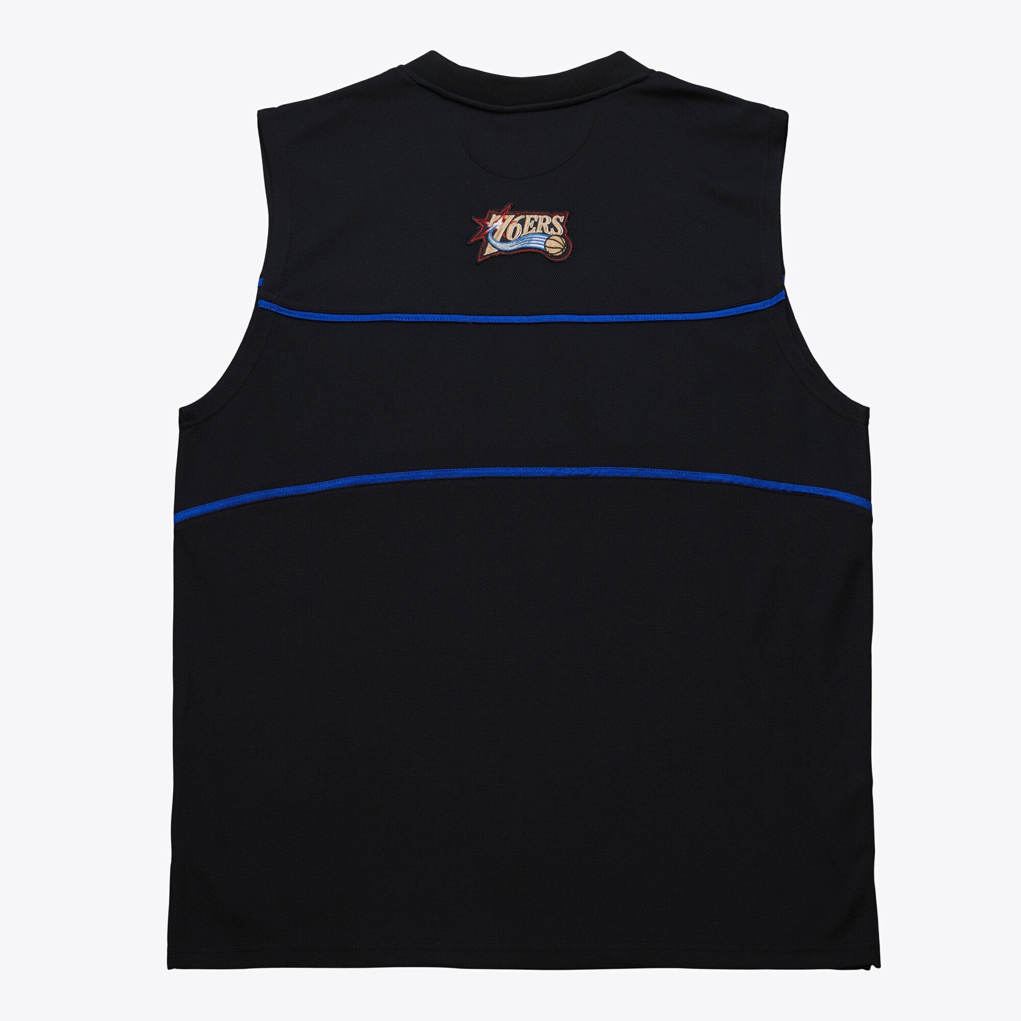 Mens Mitchell & Ness NBA DARK SHOOTING SHIRT 76ERS 2000