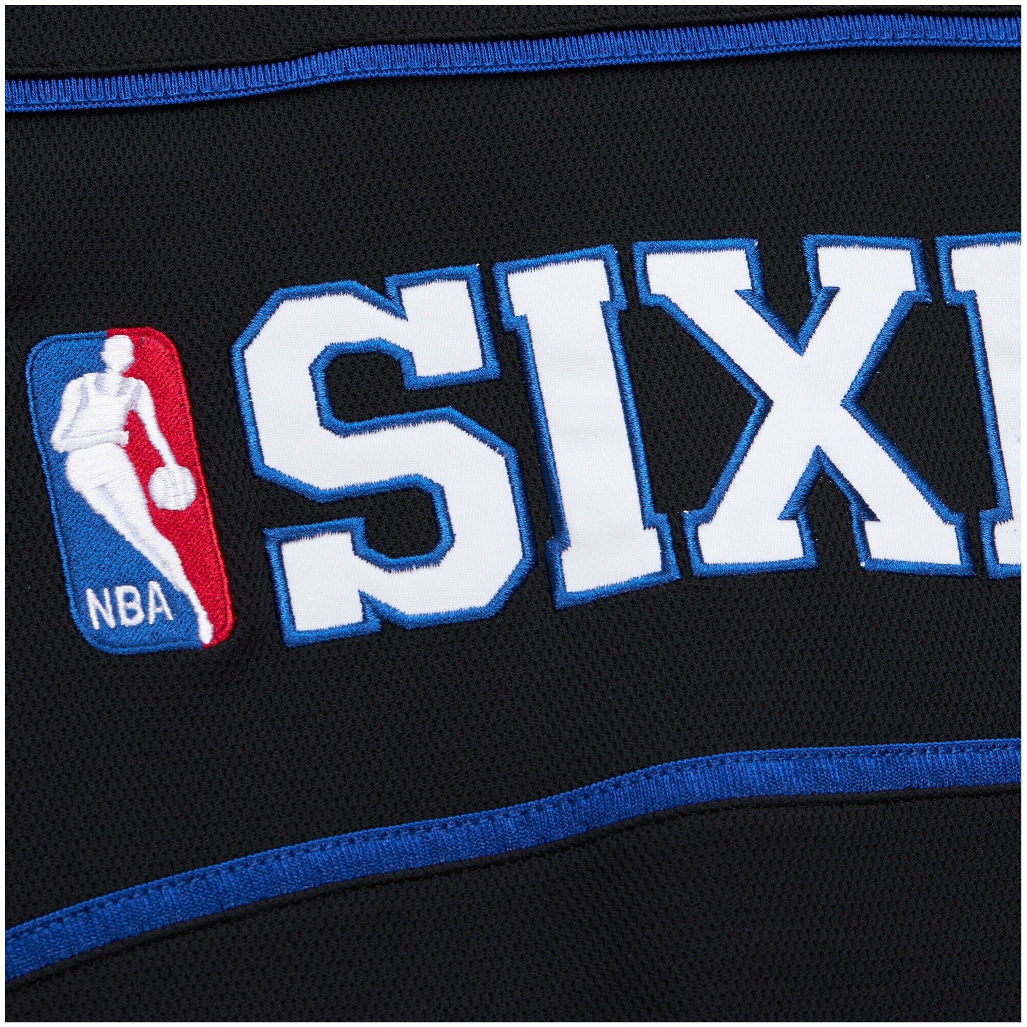 Mens Mitchell & Ness NBA DARK SHOOTING SHIRT 76ERS 2000