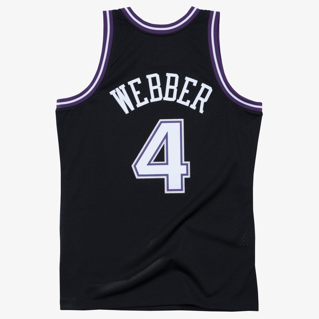 Mens Mitchell & Ness NBA SWINGMAN ROAD JERSEY KINGS 2000 CHRIS WEBBER