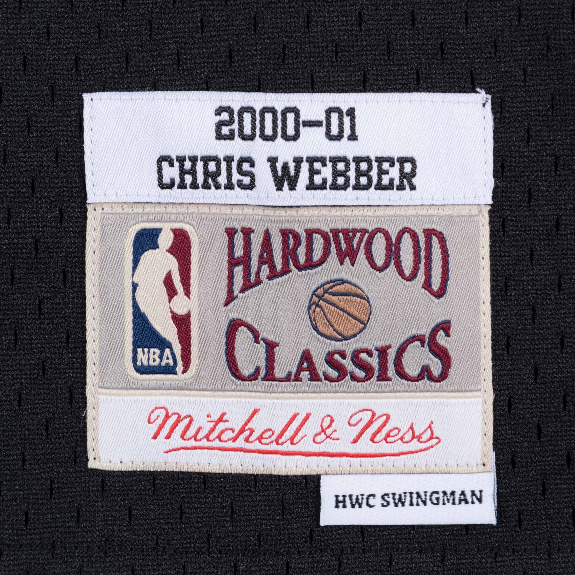 Mens Mitchell & Ness NBA SWINGMAN ROAD JERSEY KINGS 2000 CHRIS WEBBER