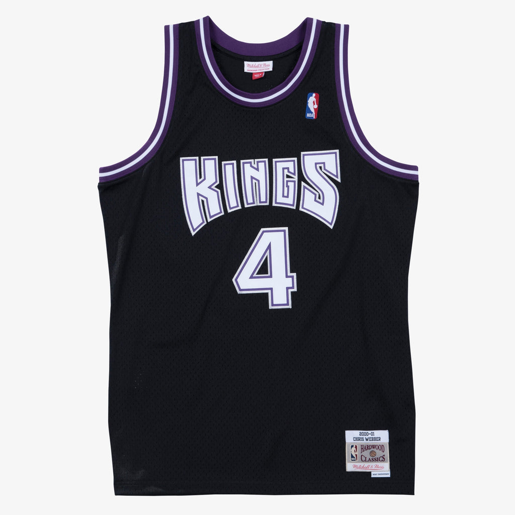 Mens Mitchell & Ness NBA SWINGMAN ROAD JERSEY KINGS 2000 CHRIS WEBBER