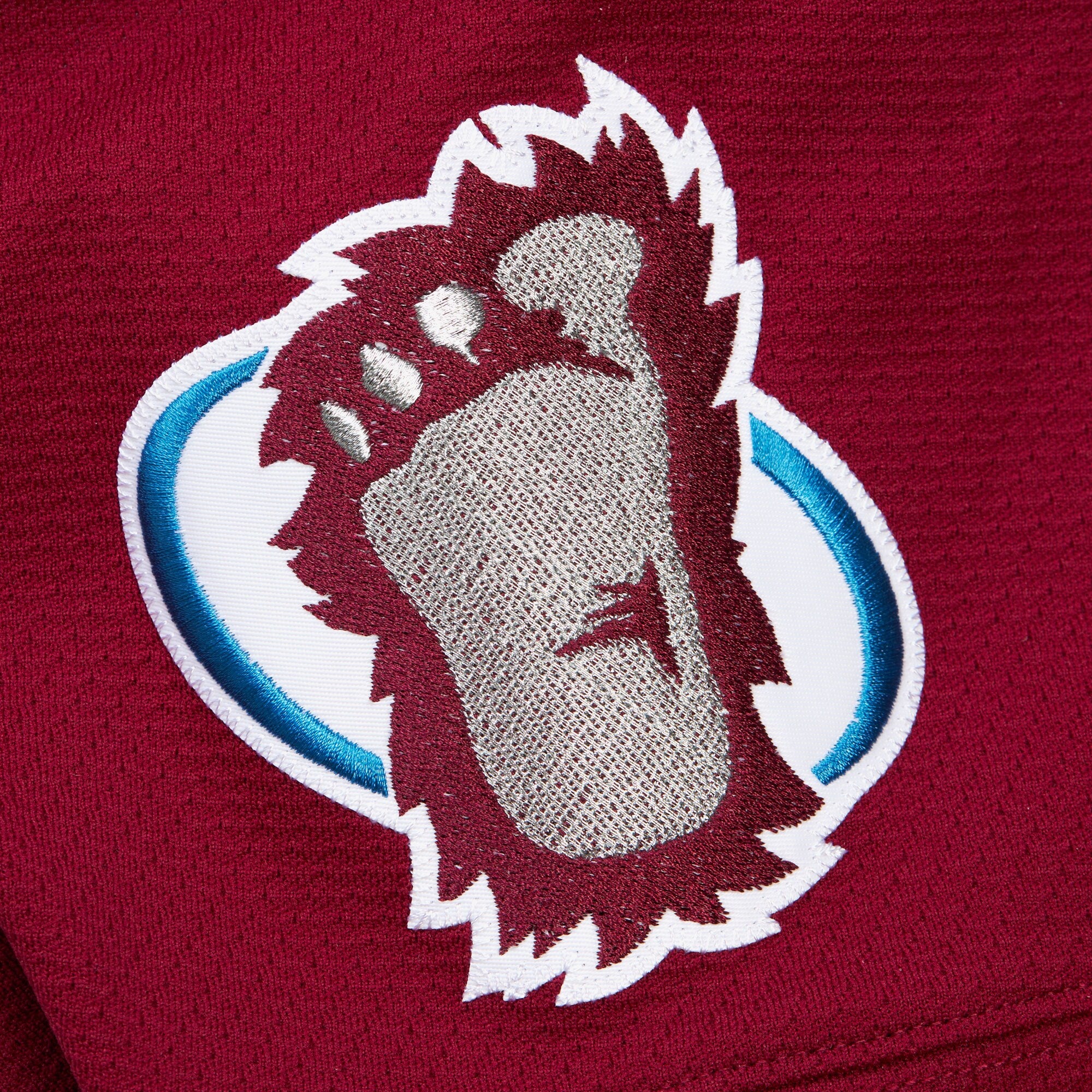 Mens Mitchell & Ness NHL WHITE JERSEY AVALANCHE 2000 JOE SAKIC
