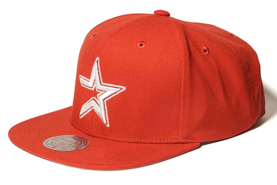 MENS MITCHELL & NESS MLB BACK TO BASICS SNAPBACK COOP ASTROS - RED