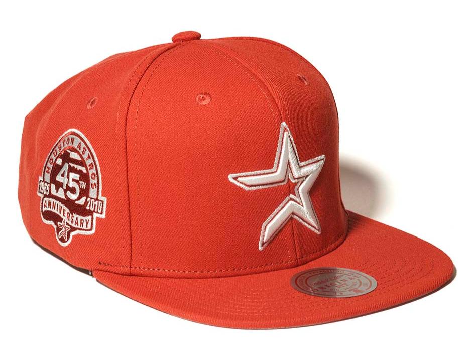 MENS MITCHELL & NESS MLB BACK TO BASICS SNAPBACK COOP ASTROS - RED