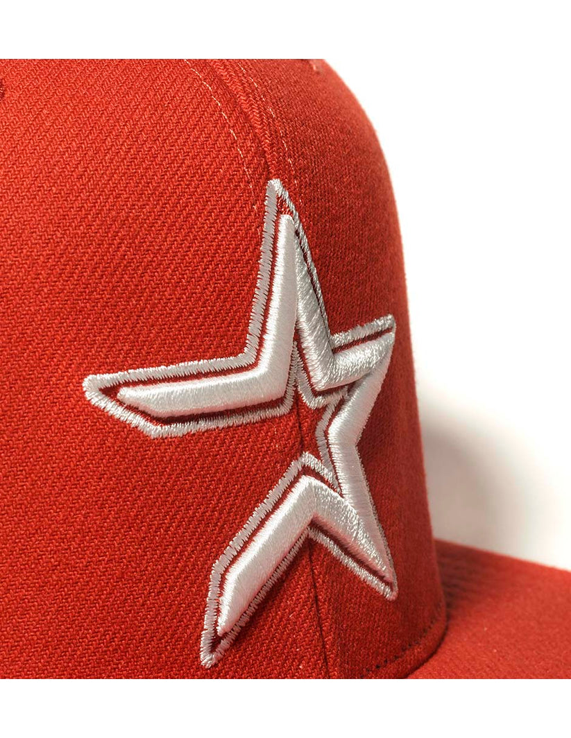 MENS MITCHELL & NESS MLB BACK TO BASICS SNAPBACK COOP ASTROS - RED