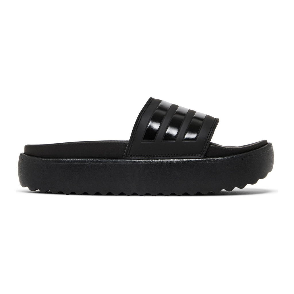 [HQ6179] WOMENS ADIDAS ADILETTE PLATFORM SLIDE 'TRIPLE BLACK' 1