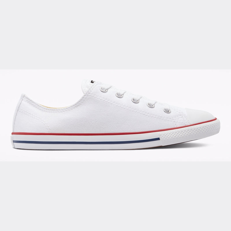 [537204F] WOMENS CONVERSE CHUCK TAYLOR ALL STAR DAINTY OX 'WHITE' - A_107X1