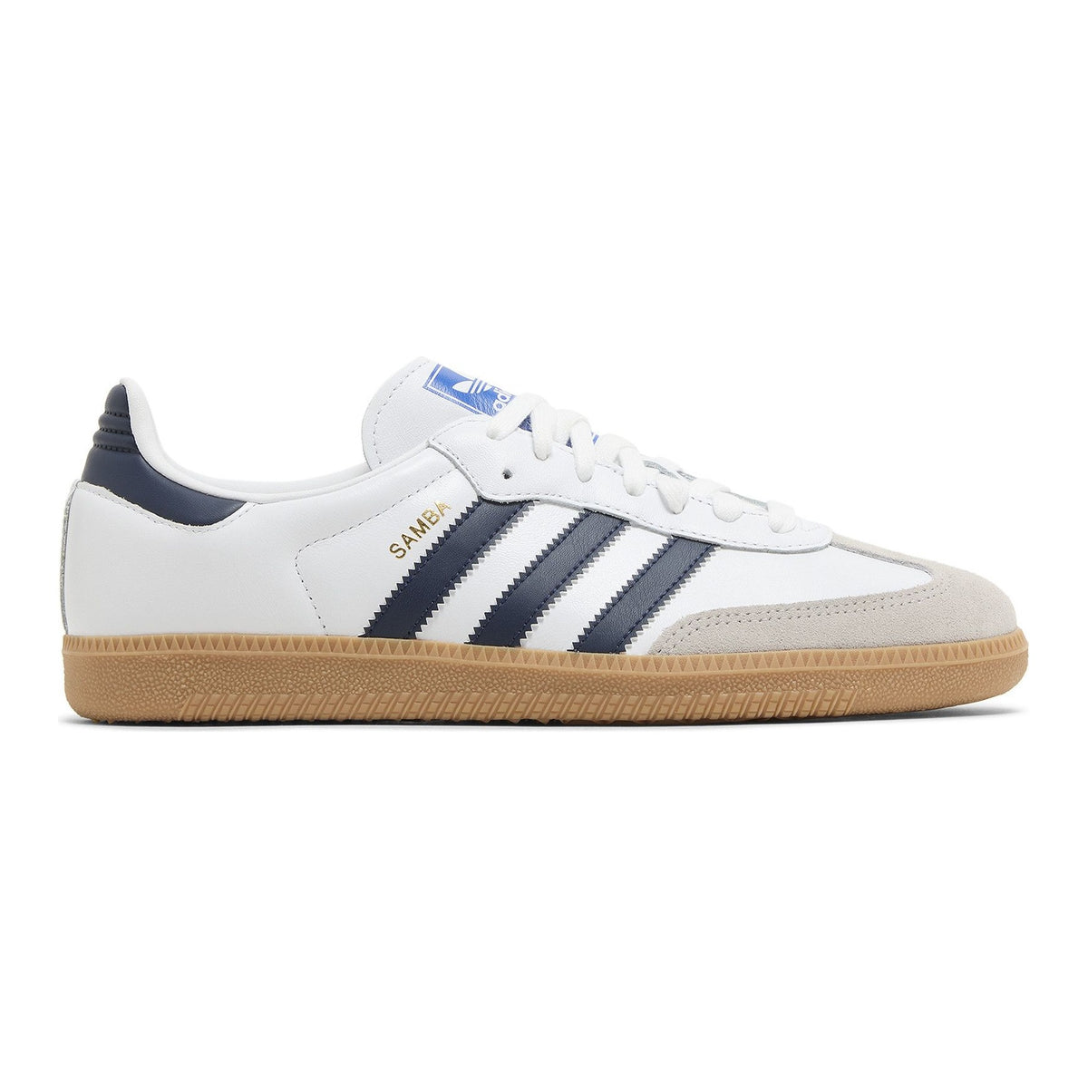 [IF3814] MENS ADIDAS SAMBA OG 'WHITE NIGHT INDIGO GUM' 1