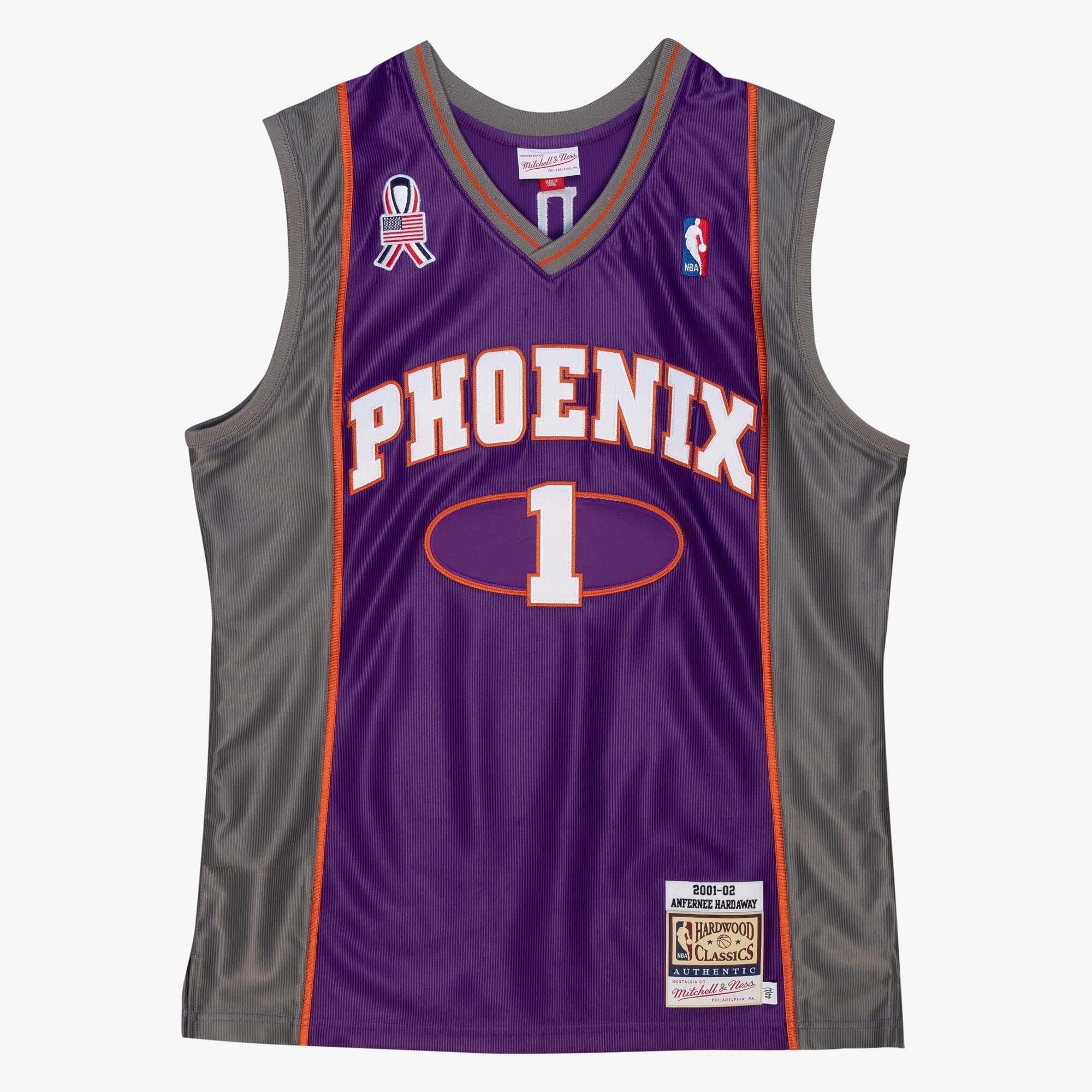 Mens Mitchell & Ness NBA AUTHENTIC JERSEY SUNS 2001 PENNY HARDAWAY