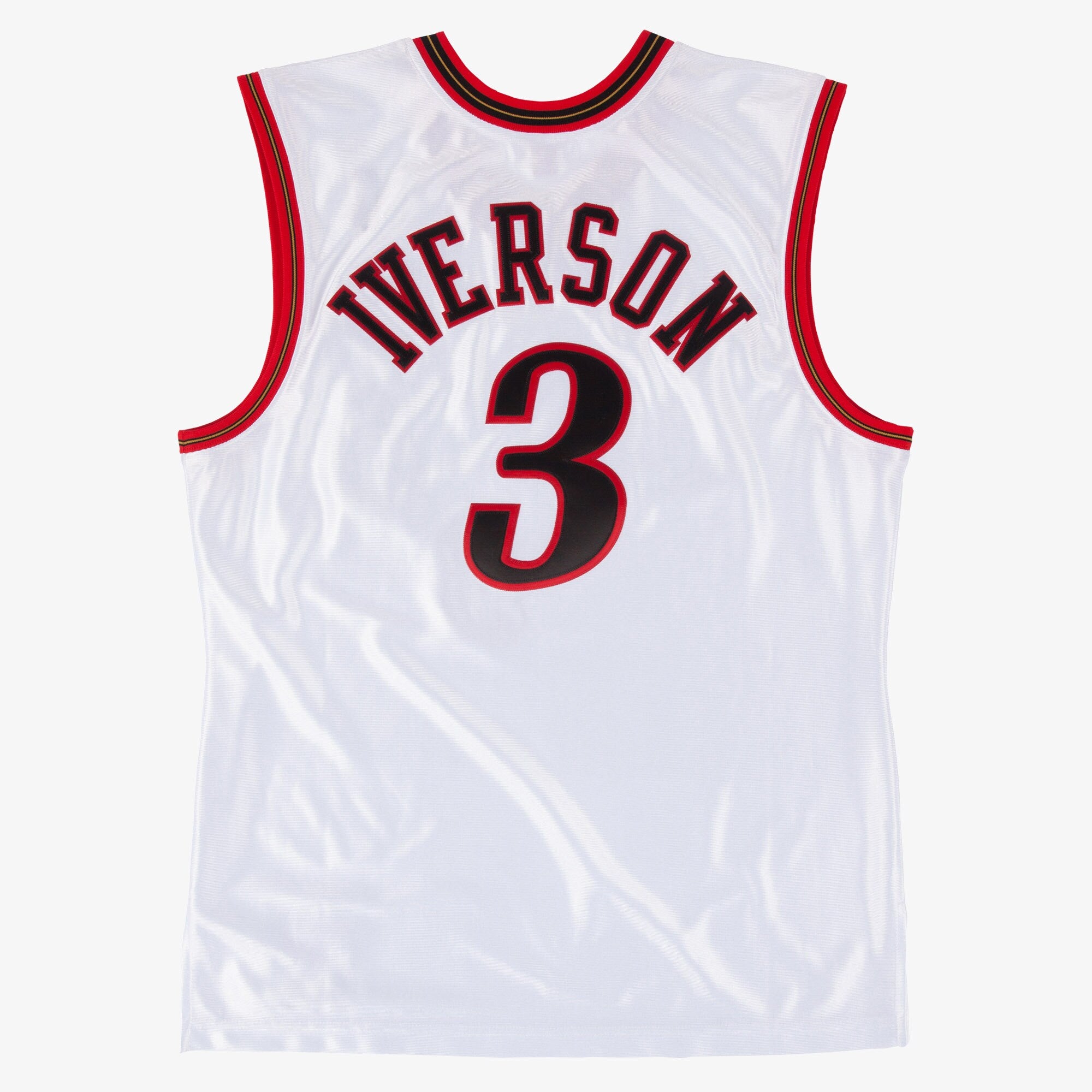 Mens Mitchell & Ness NBA AUTHENTIC JERSEY 76ERS 2001 ALLEN IVERSON