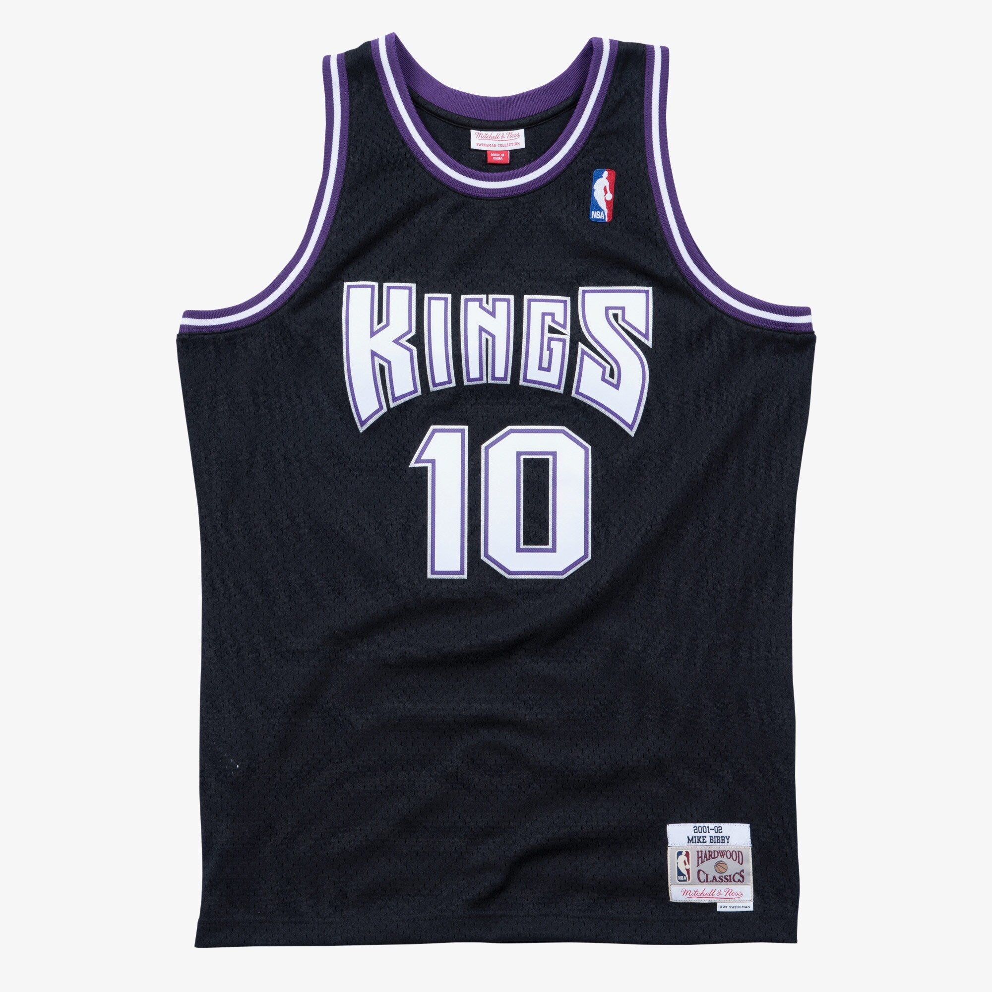 Mens Mitchell & Ness NBA SWINGMAN ROAD JERSEY KINGS 2001 MIKE BIBBY