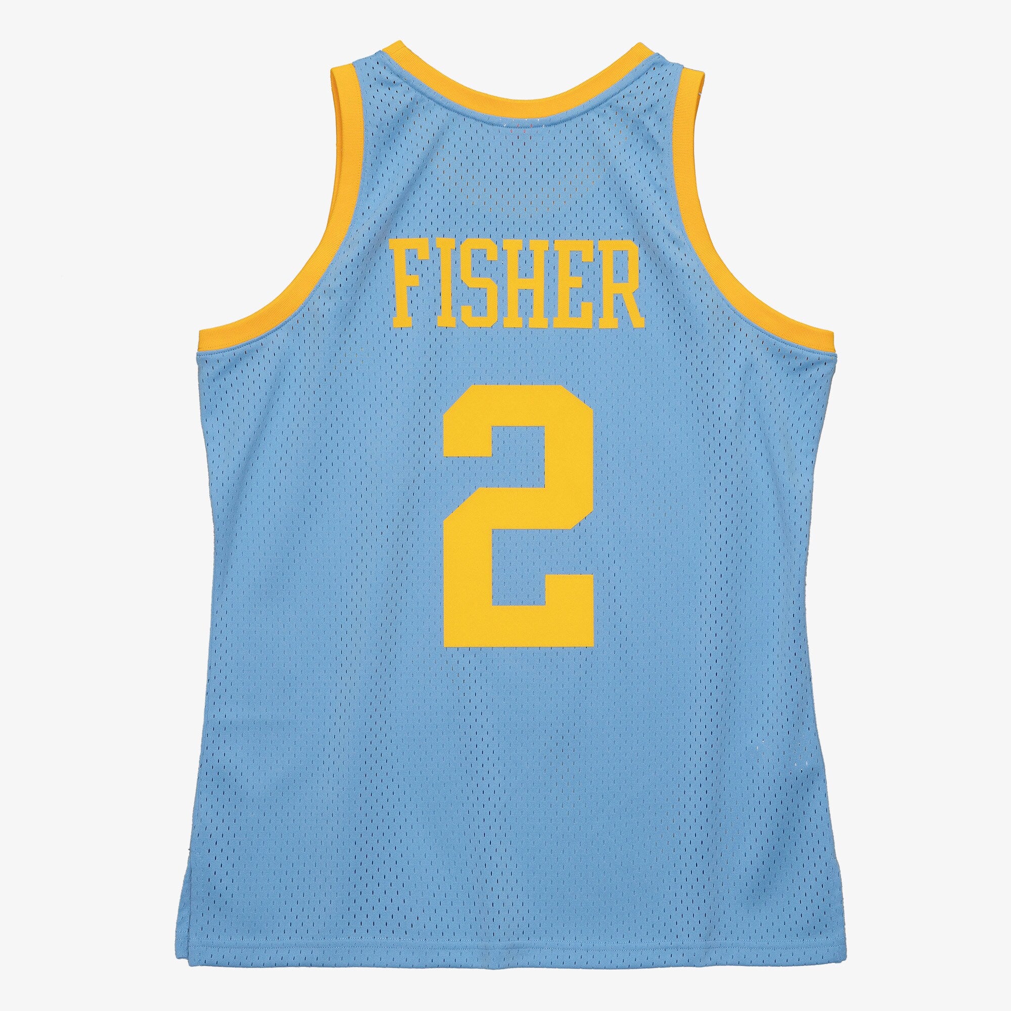 MENS MITCHELL & NESS NBA SWINGMAN JERSEY LAKERS 2001 DEREK FISHER