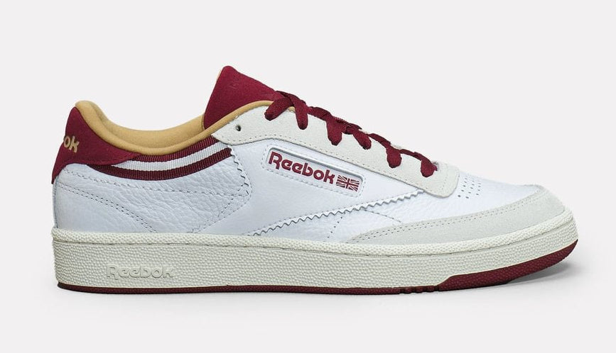 [100229839] MENS REEBOK CLUB C 85 'WHITE RETRO RED CHALK'