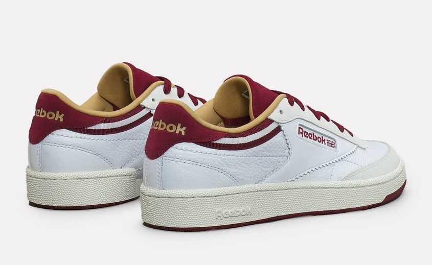 [100229839] MENS REEBOK CLUB C 85 'WHITE RETRO RED CHALK'