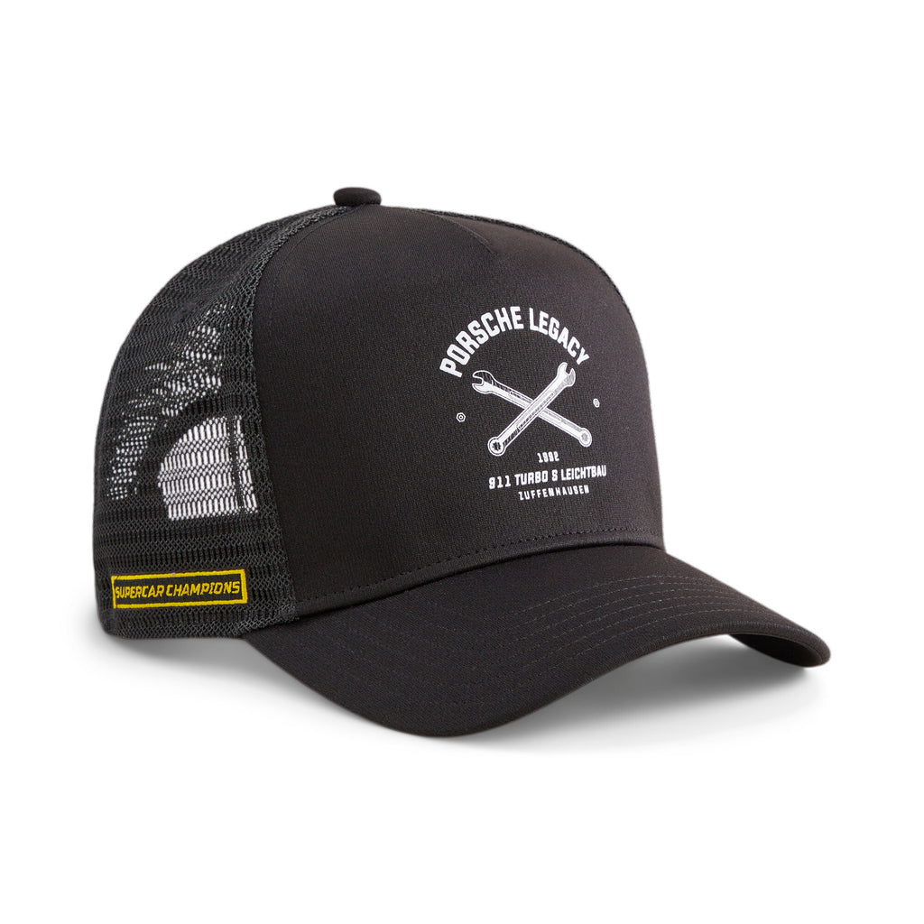 [024779-01] Mens PUMA PORSCHE LEGACY GARAGE CREW TRUCKER CAP