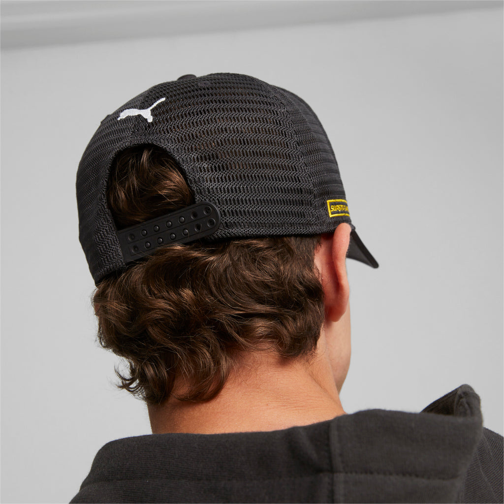 [024779-01] Mens PUMA PORSCHE LEGACY GARAGE CREW TRUCKER CAP