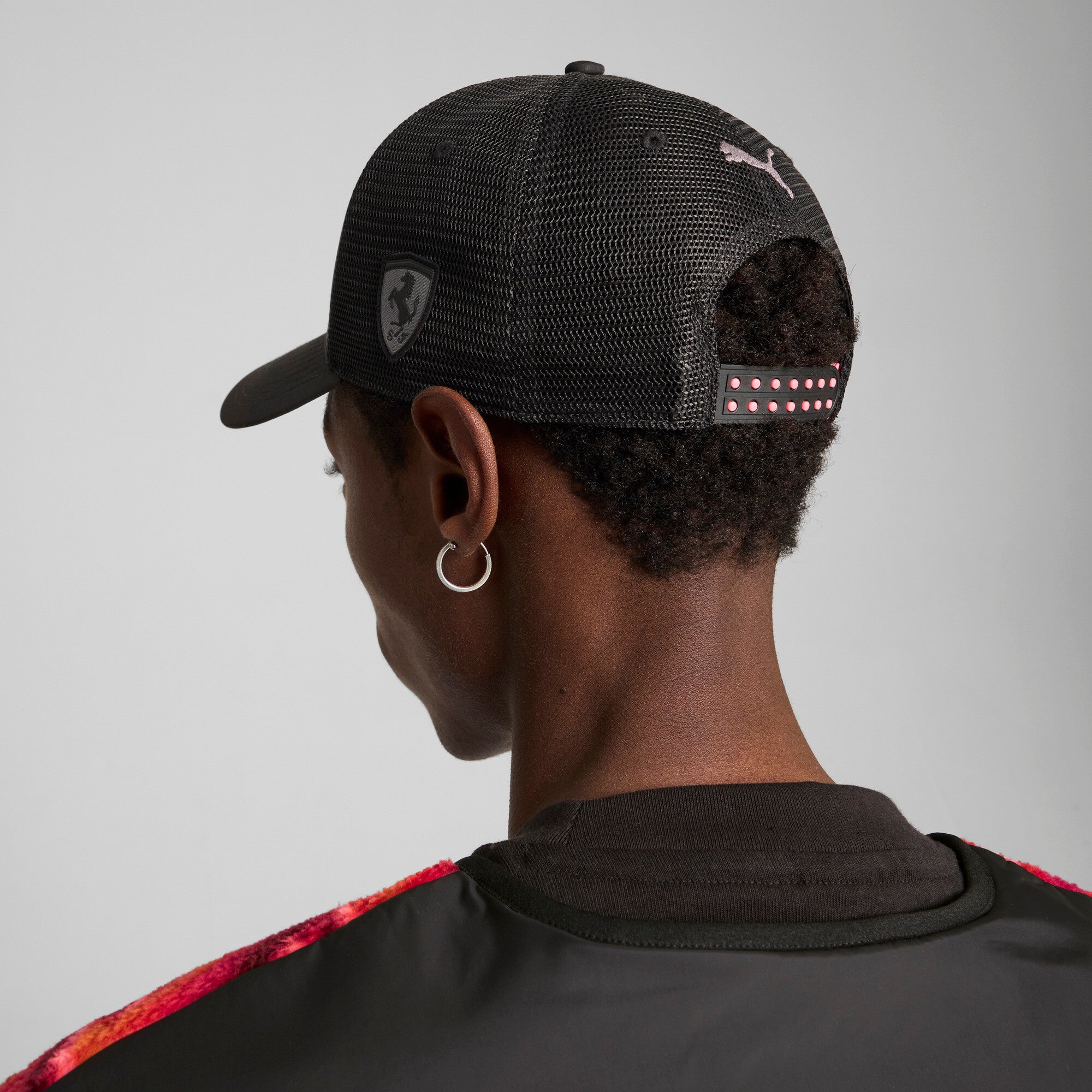 [025562-01] MENS PUMA FERRARI RACE NEON ENERGY BB CAP
