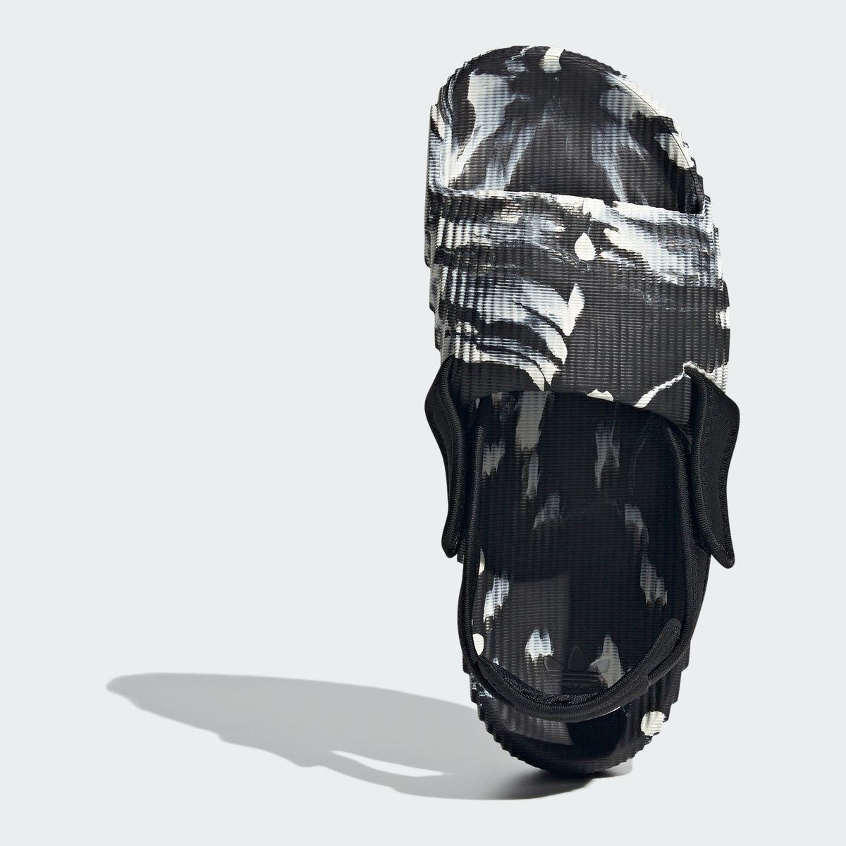 [IE5650] WOMENS ADIDAS ADILETTE 22 XLG 'CORE BLACK OFF WHITE' 2