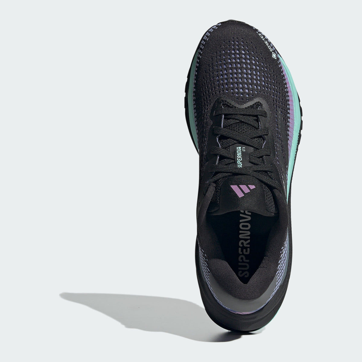 [ID6305] WOMENS ADIDAS SUPERNOVA GORE-TEX 'BLACK SEMI FLASH AQUA' 2