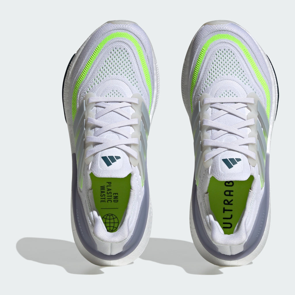 [IE1775] WOMENS ADIDAS ULTRABOOST LIGHT 'WHITE BLUE LEMON' 2