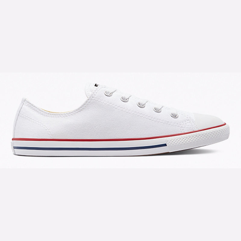 [537204F] WOMENS CONVERSE CHUCK TAYLOR ALL STAR DAINTY OX 'WHITE' - A_08X1