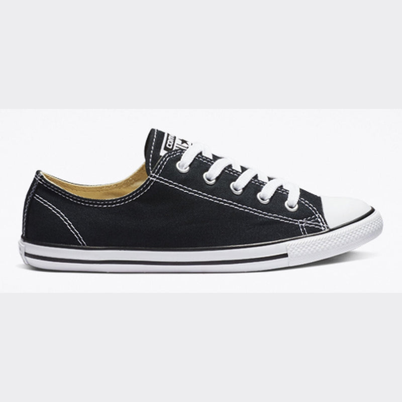 [530054F] WOMENS CONVERSE CHUCK TAYLOR ALL STAR DAINTY OX 'BLACK' - A_08X1