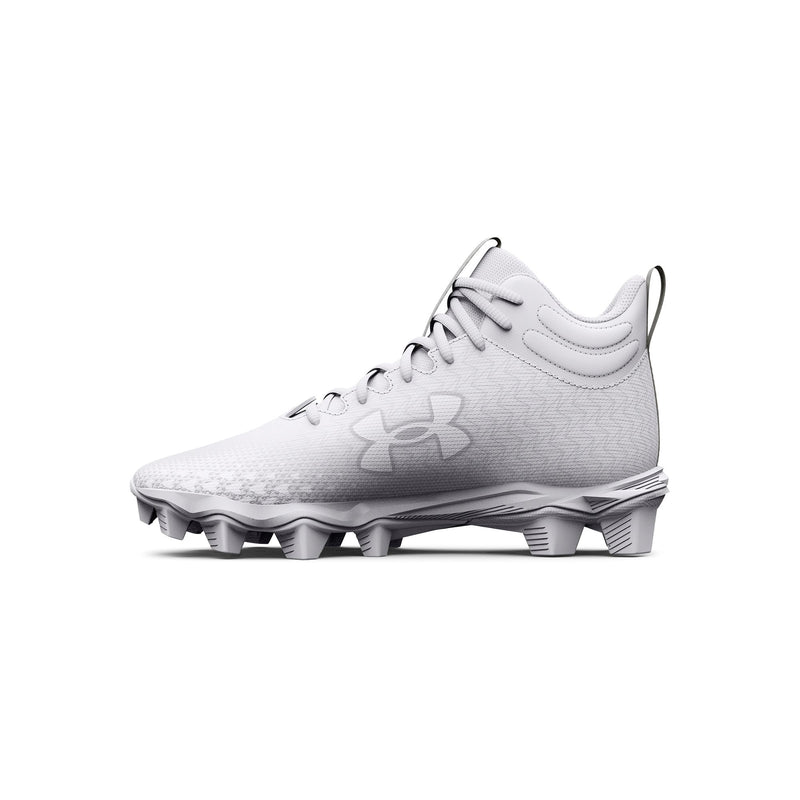 [3026344-100] GRADE SCHOOL UNDER ARMOUR SPOTLIGHT FRANCHISE 3.0 RM 'WHITE METALLIC SILVER' - A