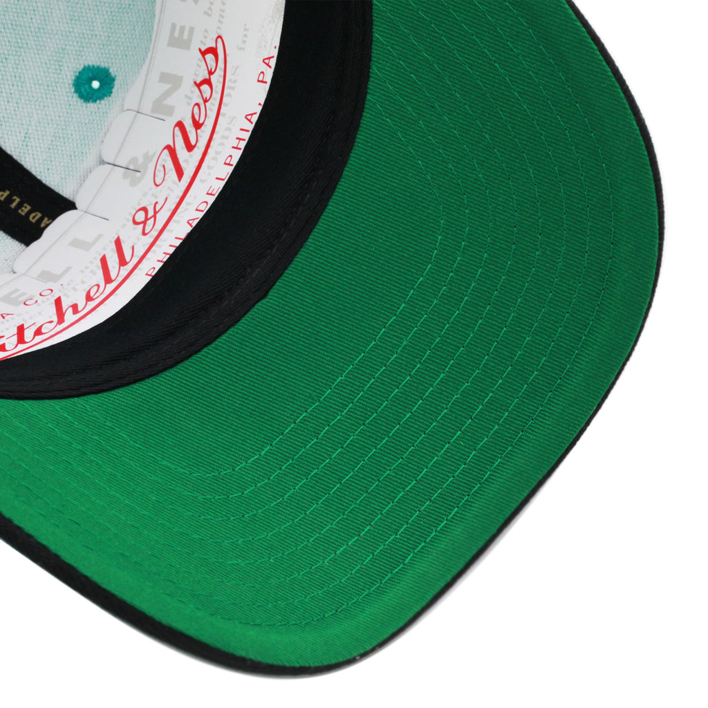 MENS MITCHELL & NESS NBA XL PRO SNAPBACK HWC SPURS - TEAL-BLACK