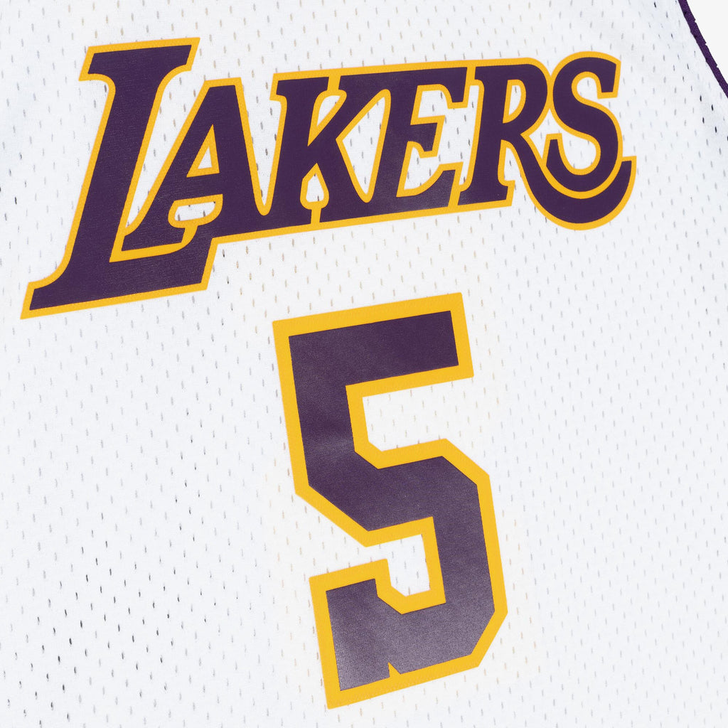 MENS MITCHELL & NESS NBA ALTERNATE JERSEY LAKERS 2002 ROBERT HORRY