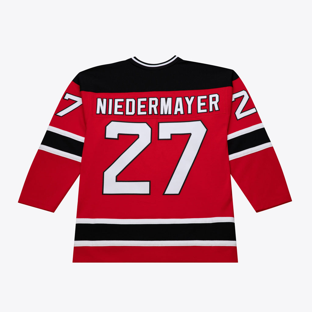 Mens Mitchell & Ness NHL DARK JERSEY DEVILS 2002 SCOTT NIEDERMAYER