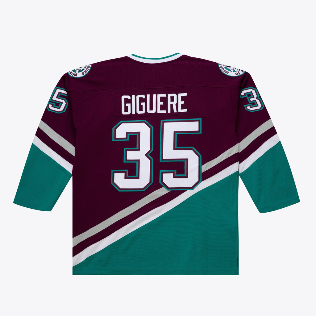 Mens Mitchell & Ness NHL DARK JERSEY DUCKS 2002 J-S GIGUERE