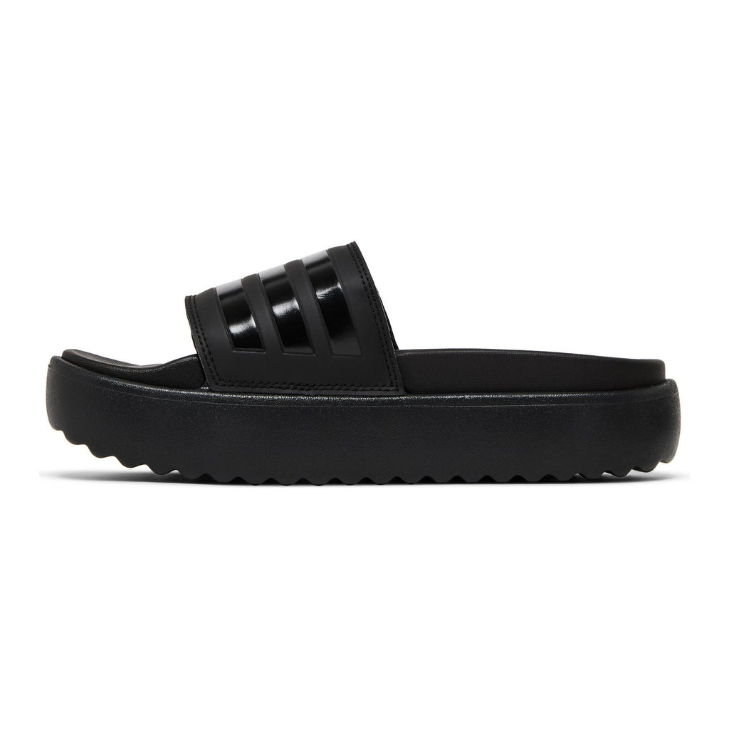 [HQ6179] WOMENS ADIDAS ADILETTE PLATFORM SLIDE 'TRIPLE BLACK' 2
