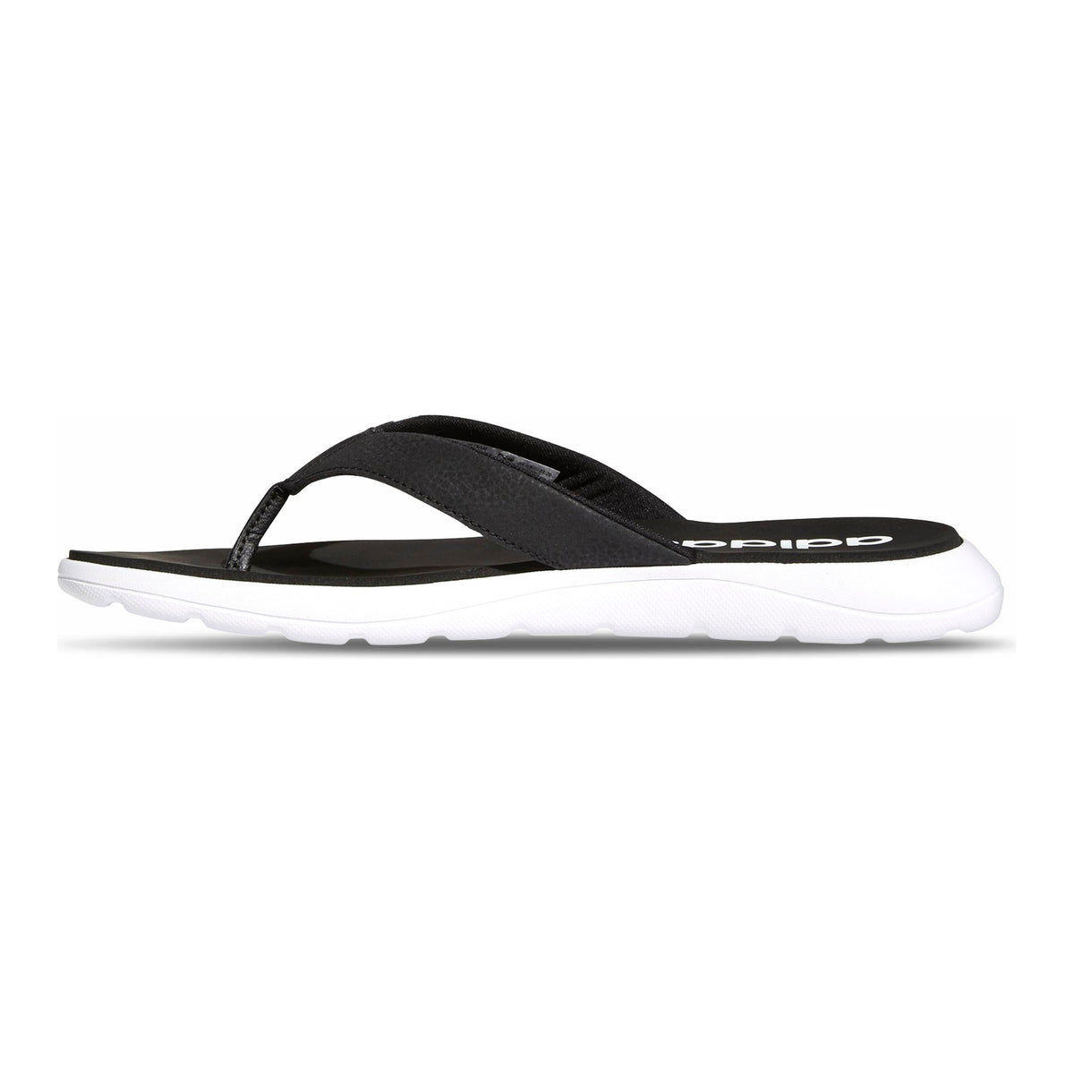 [EG2069] MENS ADIDAS COMFORT FLIP-FLOPS 'CORE BLACK' 3