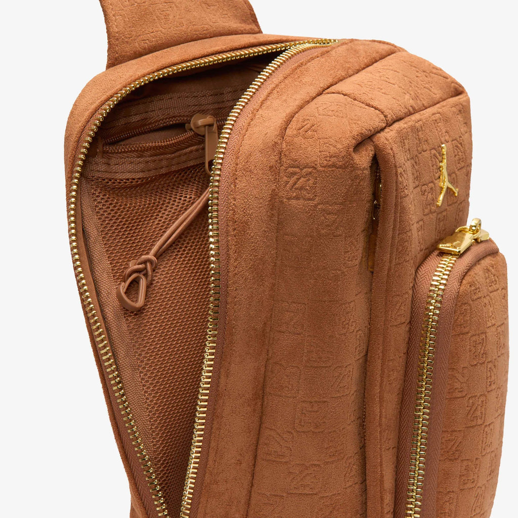 [IQ3211-200] ADULT AIR JORDAN SUEDE MONOGRAM SLING 3L 4