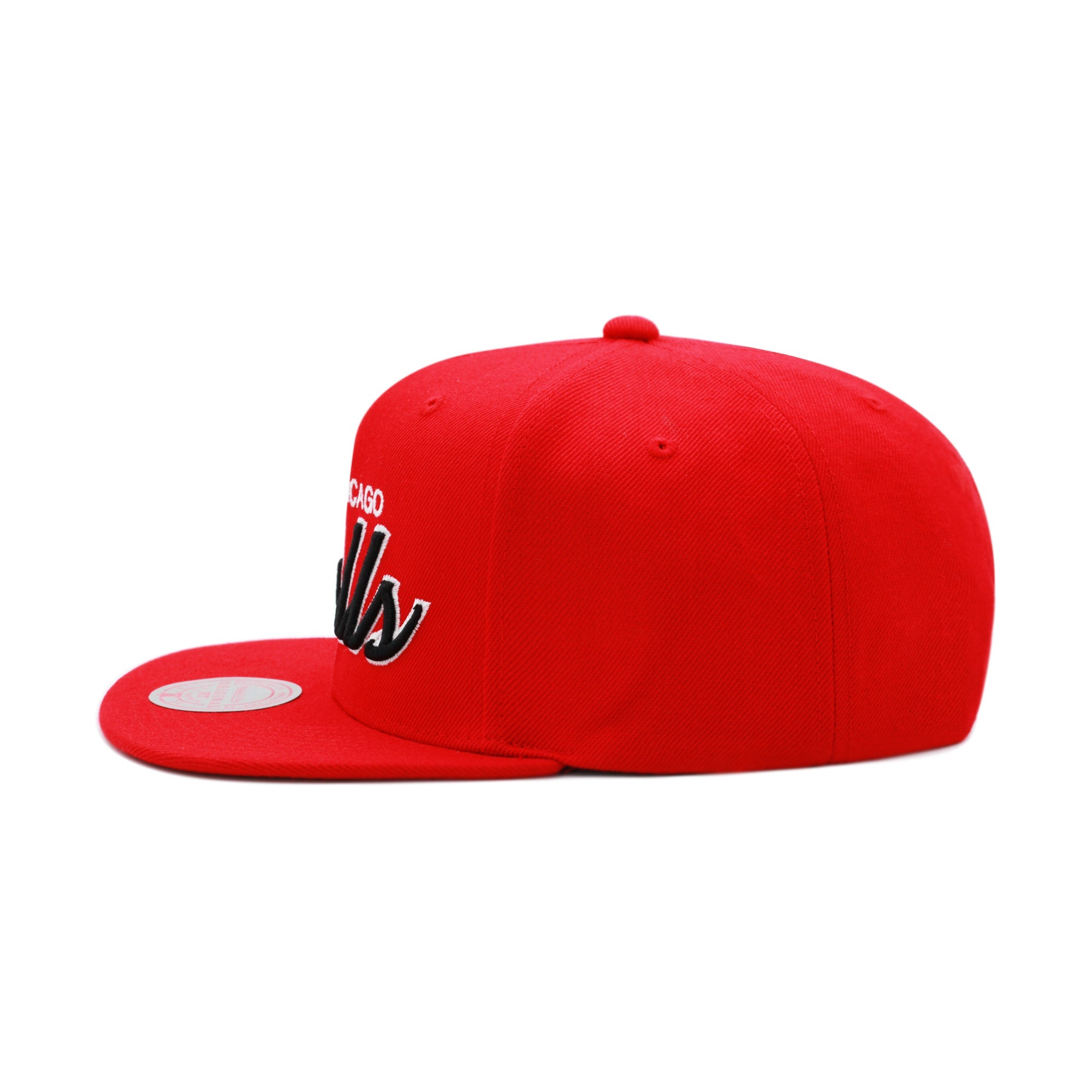 MENS MITCHELL & NESS NBA SCRIPT BULLS - RED