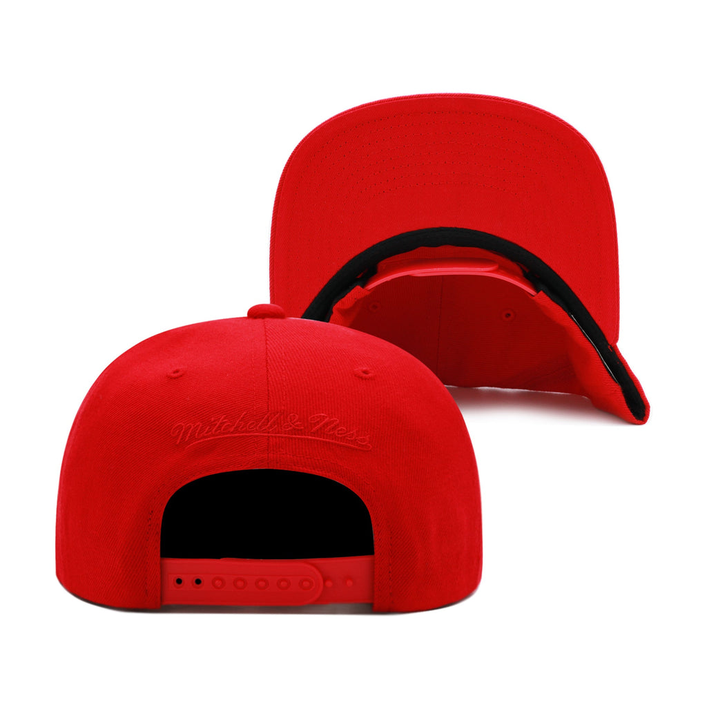 MENS MITCHELL & NESS NBA SCRIPT BULLS - RED