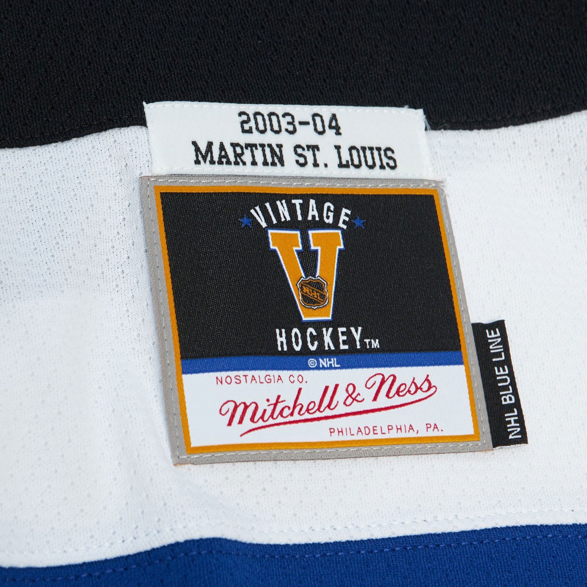 Mens Mitchell & Ness NHL DARK JERSEY LIGHTNING 2003 MARTIN ST. LOUIS