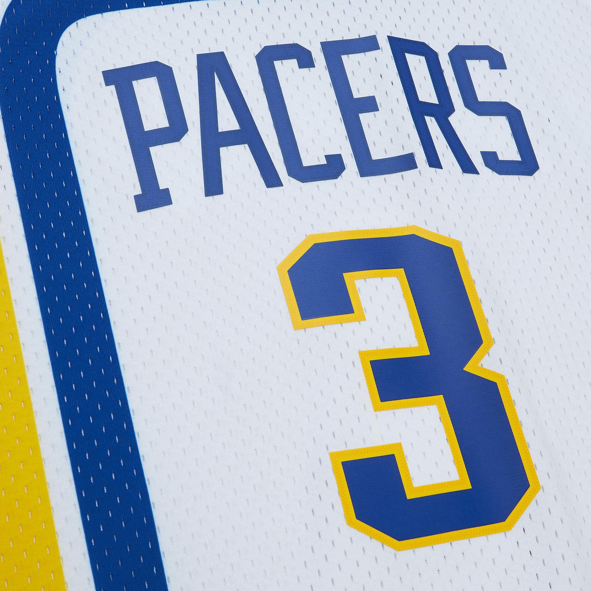 MENS MITCHELL & NESS NBA WHITE HWC JERSEY PACERS 2003 AL HARRINGTON