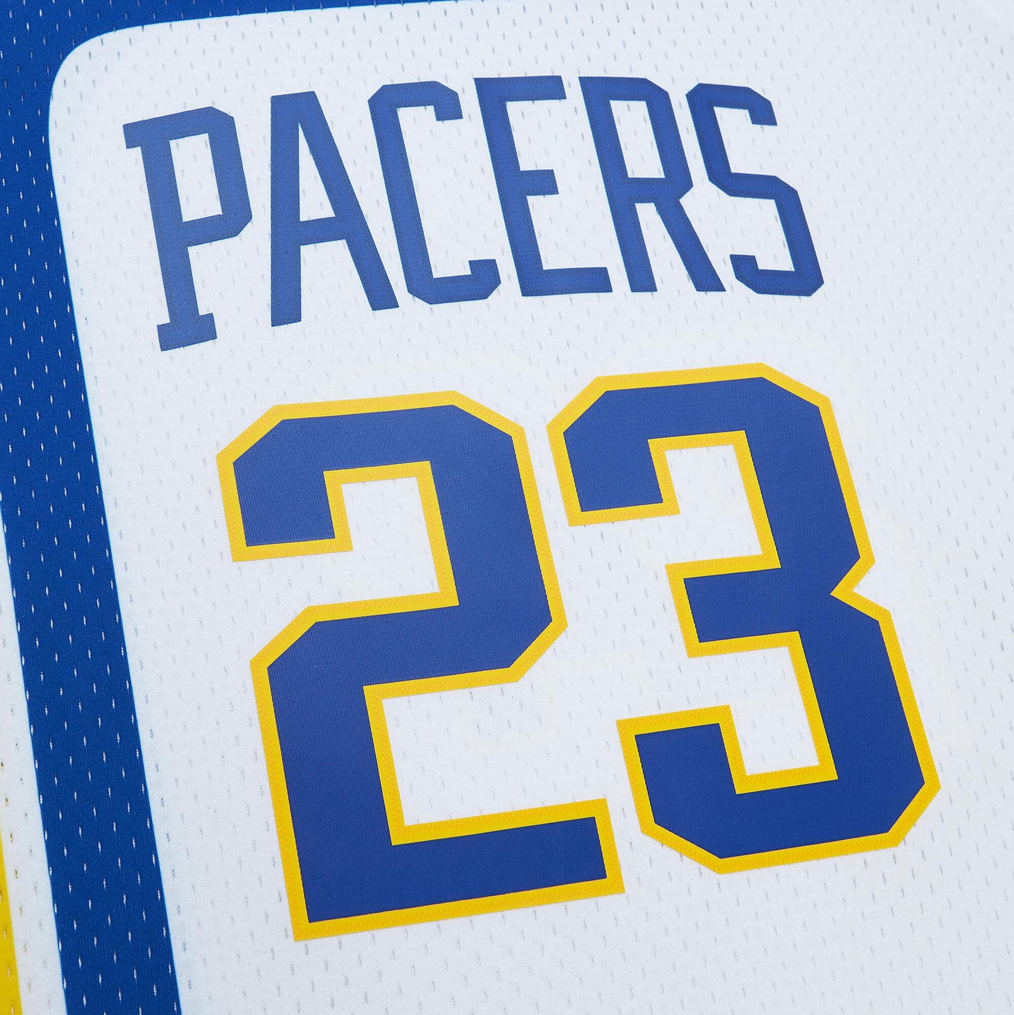 Mens Mitchell & Ness NBA WHITE HWC JERSEY PACERS 2003 RON ARTEST